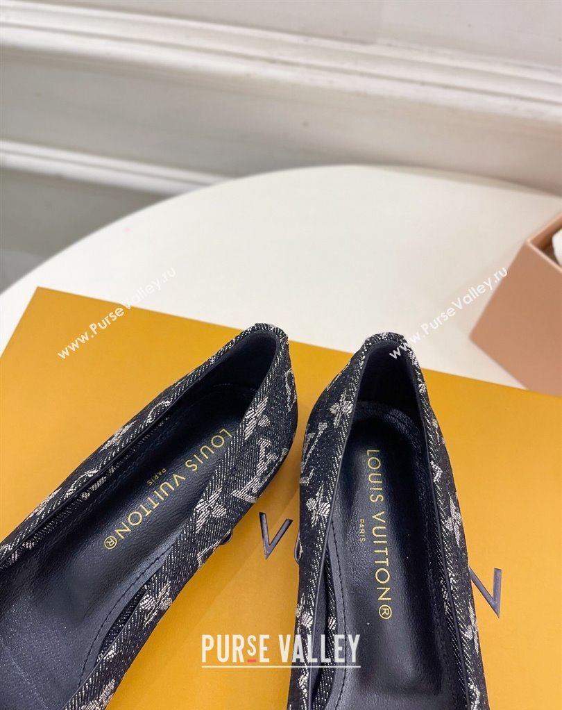 Louis Vuitton Monogram denim Nina Flat Ballerinas New LV Remix 02 2024 (modeng-24032522)