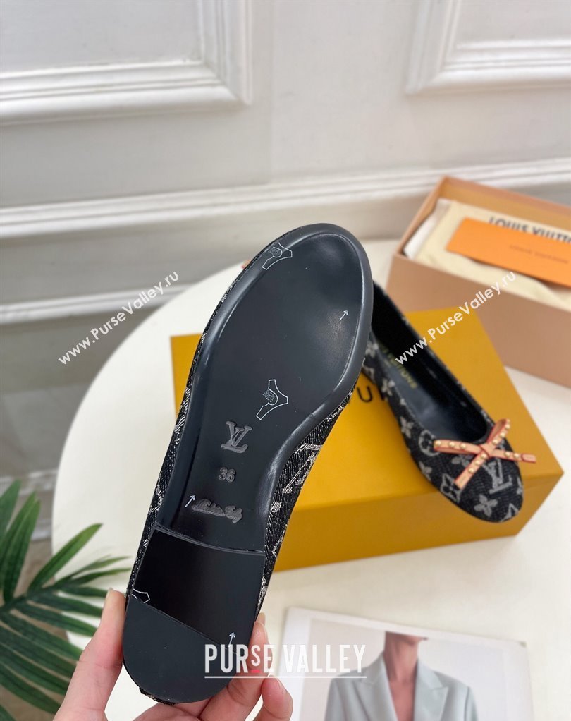 Louis Vuitton Monogram denim Nina Flat Ballerinas New LV Remix 02 2024 (modeng-24032522)