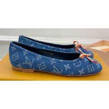 Louis Vuitton Monogram denim Nina Flat Ballerinas New LV Remix 03 2024 (modeng-24032523)