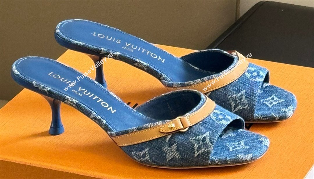 Louis Vuitton Monogram denim Neo Revival Mules New LV Remix 2024 (modeng-24032526)