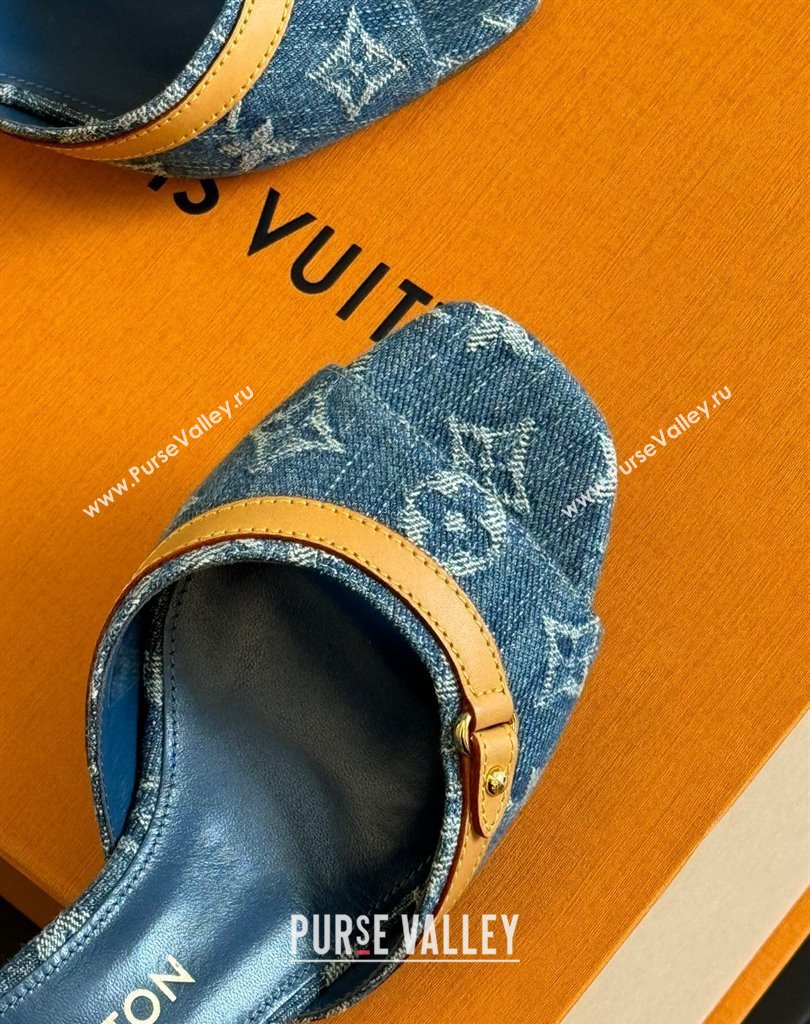 Louis Vuitton Monogram denim Neo Revival Mules New LV Remix 2024 (modeng-24032526)