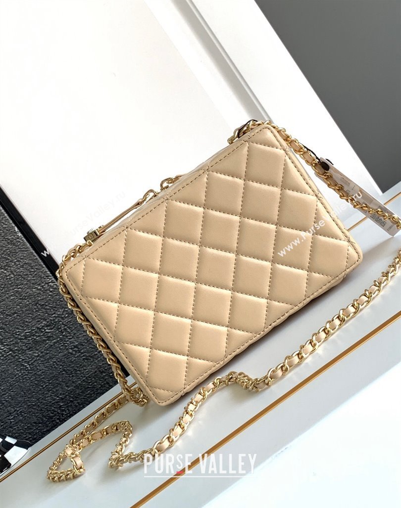 Chanel Lambskin Gold-Tone Metal Camera Bag AS4817 Beige 2024 (jiyuan-24032718)