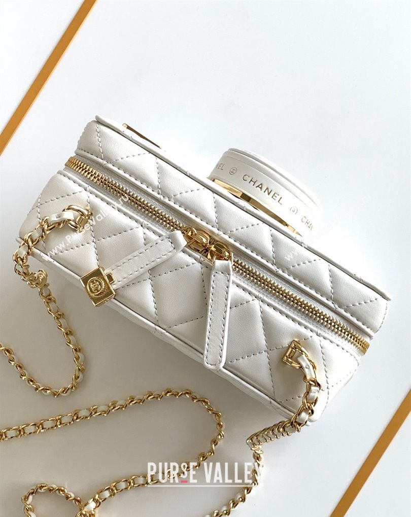 Chanel Lambskin Gold-Tone Metal Camera Bag AS4817 White 2024 (jiyuan-24032716)