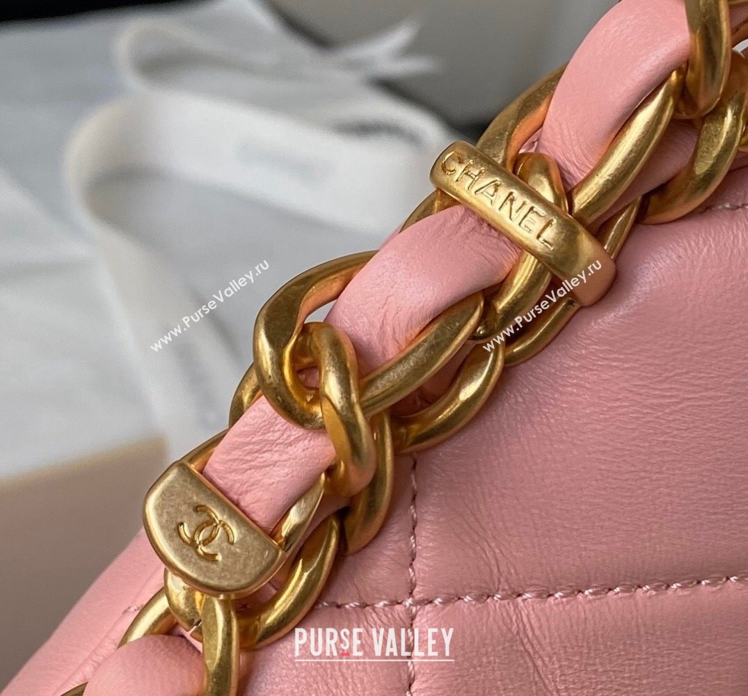 Chanel Gold-Tone Metal Large Hobo Bag AS4450 Pink 2024 (jiyuan-24032721)