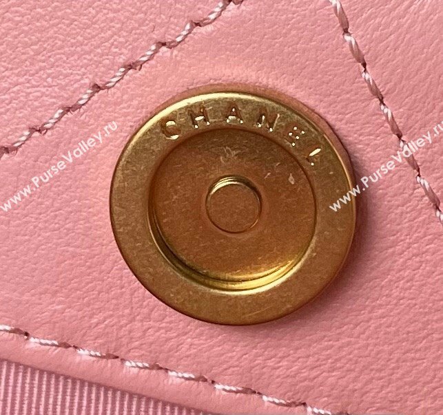 Chanel Gold-Tone Metal Large Hobo Bag AS4450 Pink 2024 (jiyuan-24032721)