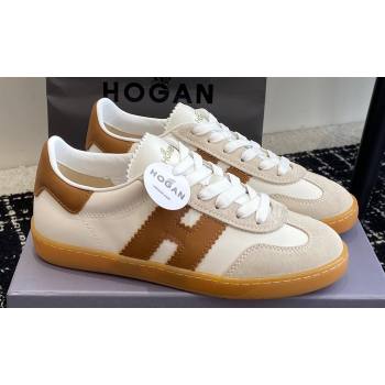 Hogan Cool Women/Men Sneakers in Suede White/Brown 2024 (jincheng-24032825)