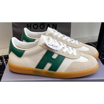 Hogan Cool Women/Men Sneakers in Suede White/Green 2024 (jincheng-24032827)