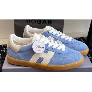 Hogan Cool Women/Men Sneakers in Suede Blue/White 2024 (jincheng-24032828)