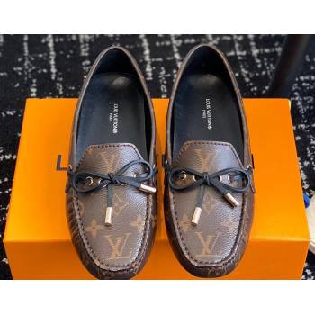 Louis Vuitton Gloria Flat Loafers in Monogram Canvas (jincheng-24032707)