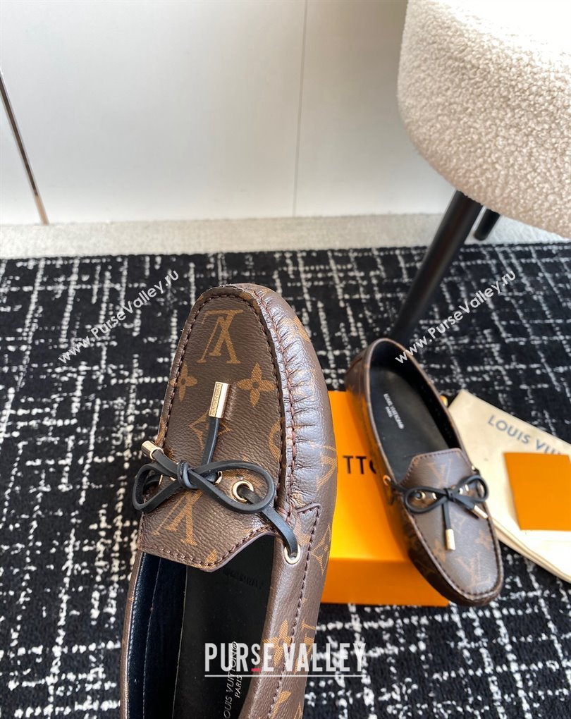 Louis Vuitton Gloria Flat Loafers in Monogram Canvas (jincheng-24032707)