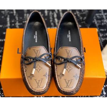 Louis Vuitton Gloria Flat Loafers in Monogram Reverse Canvas (jincheng-24032708)