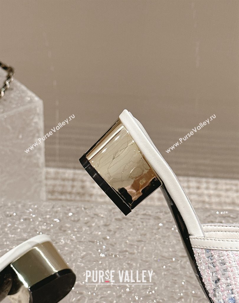 Chanel Tweed Grosgrain Heel Mules with Bow G45691 01 2024 (modeng-24040125)