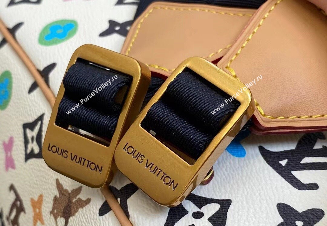 Louis Vuitton Monogram Craggy Canvas Christopher MM Bag M25240 Vanilla 2024 (kiki-24040123)