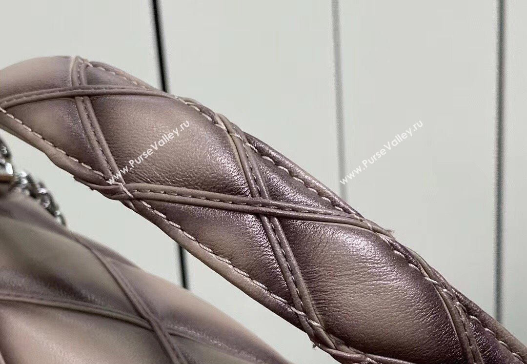 Louis Vuitton Lamb leather GO-14 MM Bag M23045 Taupe 2024 (kiki-24040109)