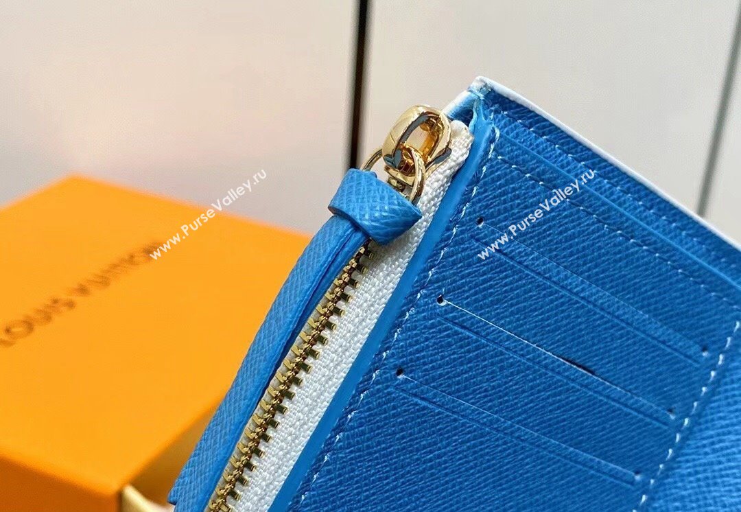 Louis Vuitton Damier Giant canvas Victorine Wallet N40750 Pistachio Green 2024 (kiki-24040120)