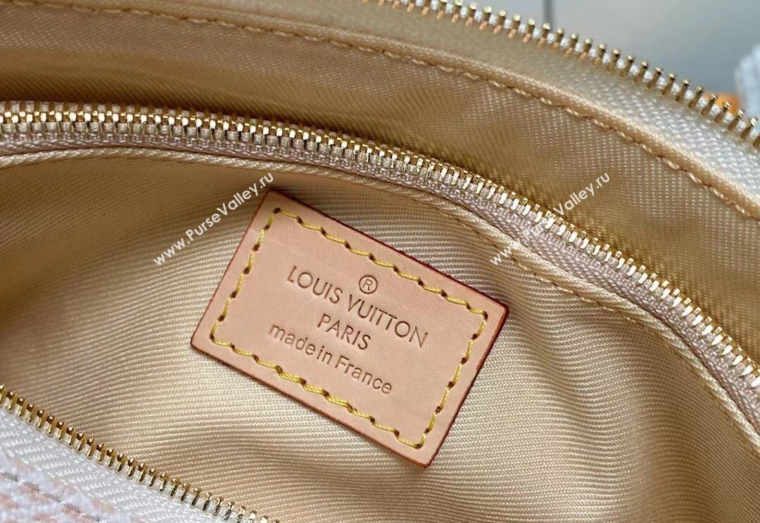 Louis Vuitton Damier Giant canvas Pochette Accessoires Bag N40642 Peach Pink 2024 (kiki-24040113)
