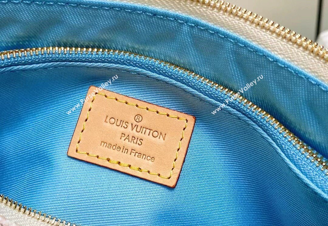 Louis Vuitton Damier Giant canvas Pochette Accessoires Bag N40642 Pistachio Green 2024 (kiki-24040114)