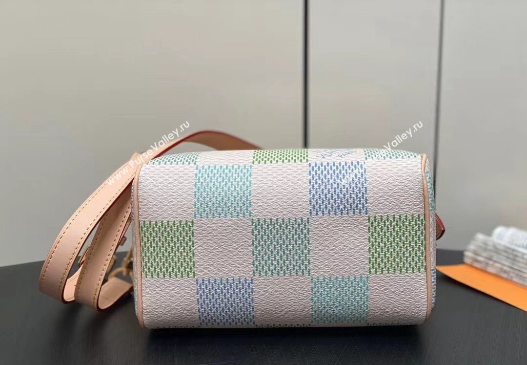 Louis Vuitton Damier Giant canvas Speedy Bandoulière 20 Bag N40515 Pistachio Green 2024 (kiki-24040111)