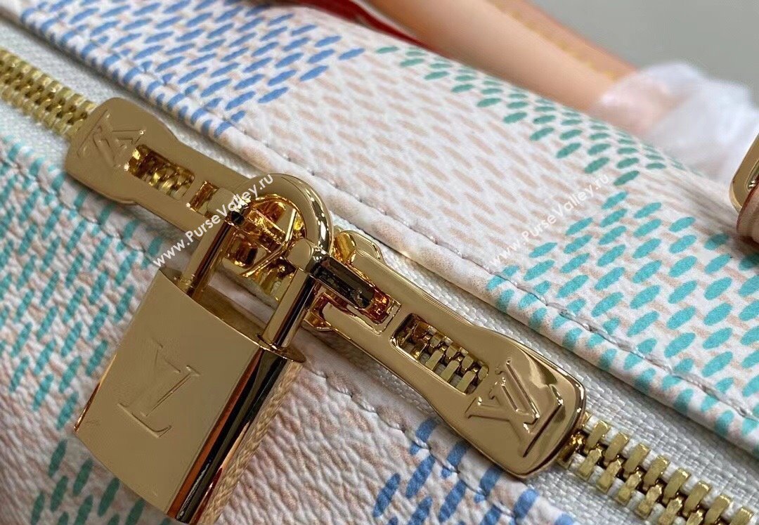 Louis Vuitton Damier Giant canvas Speedy Bandoulière 20 Bag N40515 Pistachio Green 2024 (kiki-24040111)