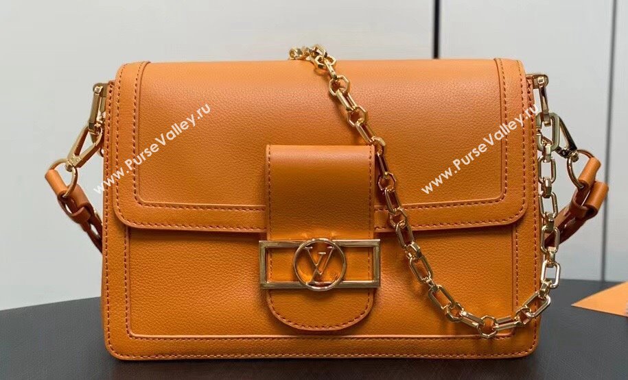 Louis Vuitton Dauphine Soft MM Bag M25048 Orange 2024 (kiki-24040136)