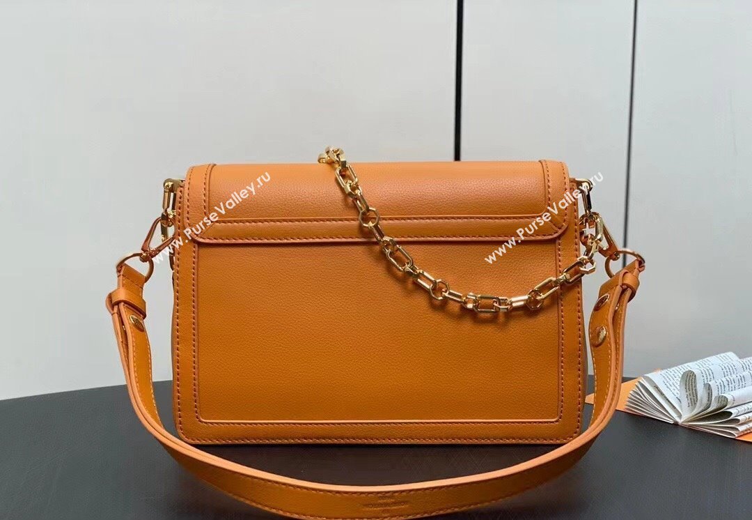 Louis Vuitton Dauphine Soft MM Bag M25048 Orange 2024 (kiki-24040136)
