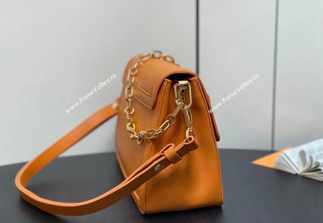 Louis Vuitton Dauphine Soft MM Bag M25048 Orange 2024 (kiki-24040136)