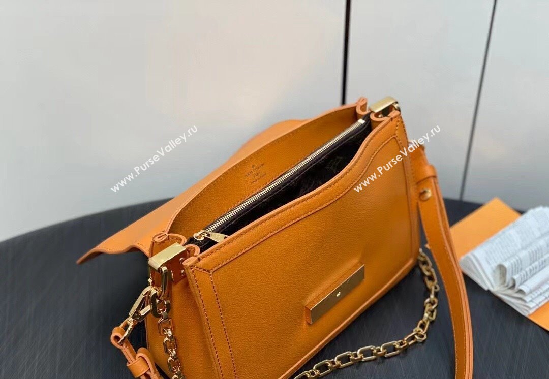 Louis Vuitton Dauphine Soft MM Bag M25048 Orange 2024 (kiki-24040136)