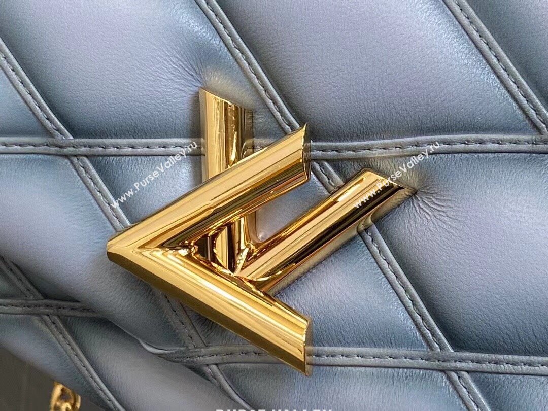 Louis Vuitton Lamb leather GO-14 MM Bag M24186 Ecume Gray 2024 (kiki-24040106)