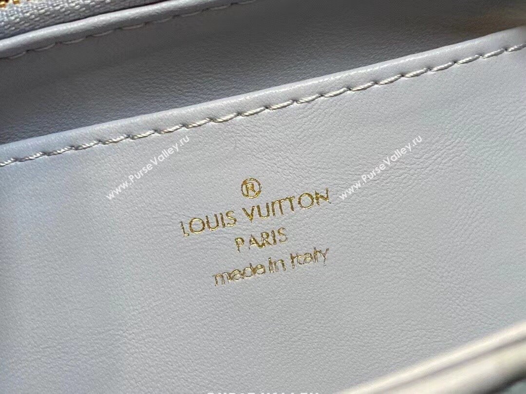 Louis Vuitton Lamb leather GO-14 MM Bag M24186 Ecume Gray 2024 (kiki-24040106)