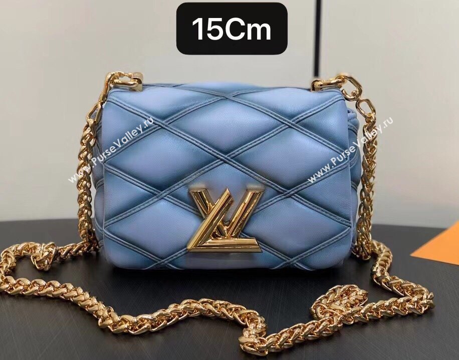 Louis Vuitton Lamb leather Pico GO-14 Bag M83071 Ecume Gray 2024 (kiki-24040105)