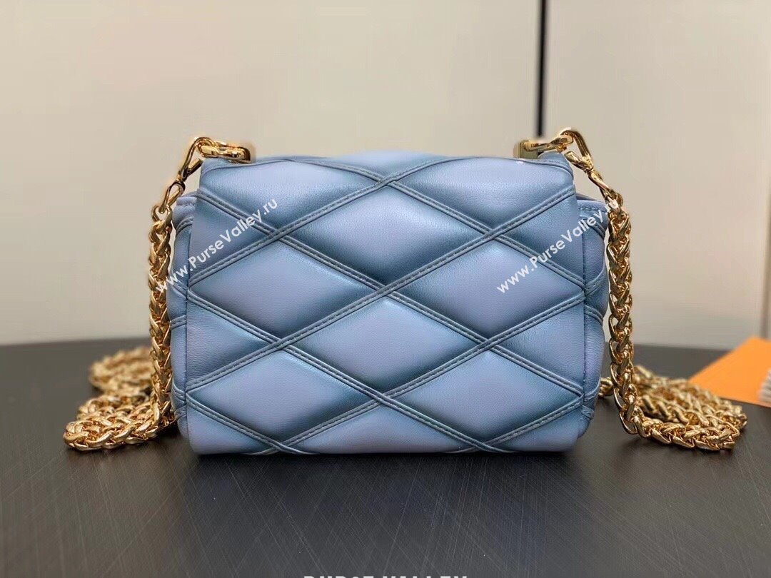 Louis Vuitton Lamb leather Pico GO-14 Bag M83071 Ecume Gray 2024 (kiki-24040105)