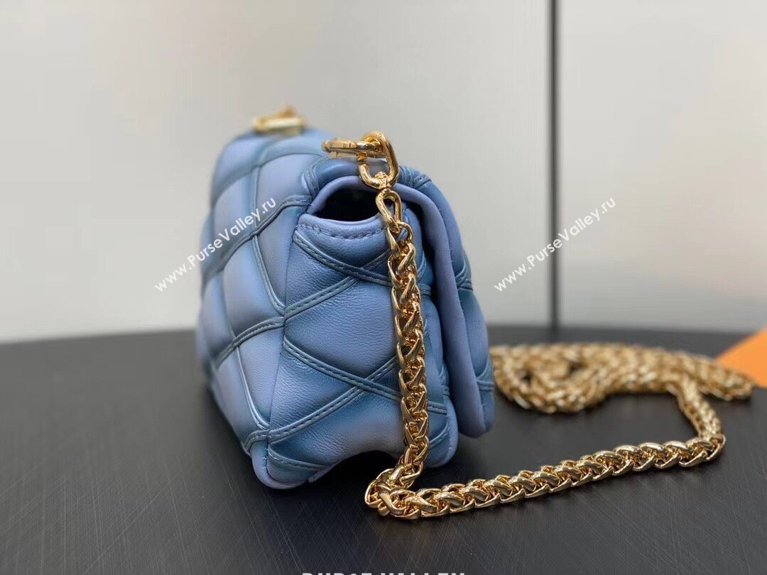 Louis Vuitton Lamb leather Pico GO-14 Bag M83071 Ecume Gray 2024 (kiki-24040105)