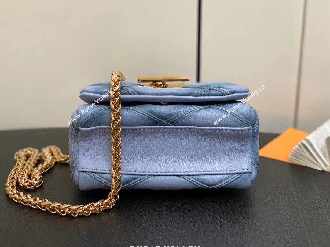 Louis Vuitton Lamb leather Pico GO-14 Bag M83071 Ecume Gray 2024 (kiki-24040105)