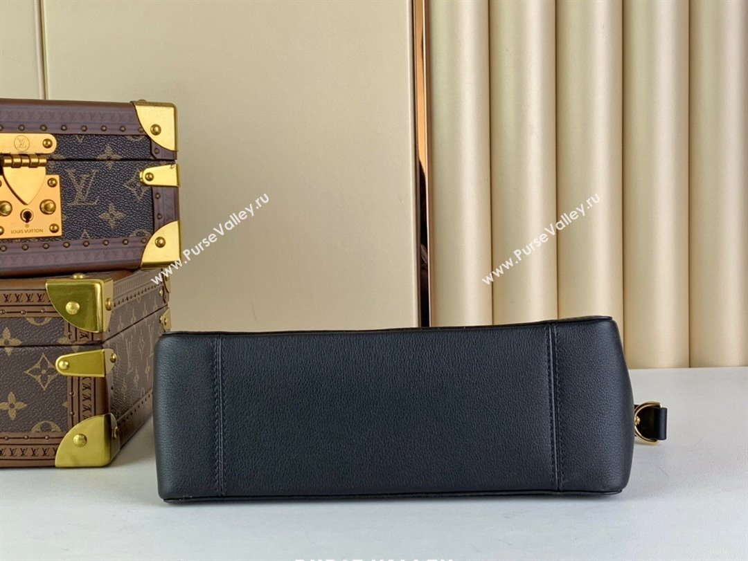 Louis Vuitton Dauphine Soft MM Bag M25209 Black 2024 (kiki-24040134)