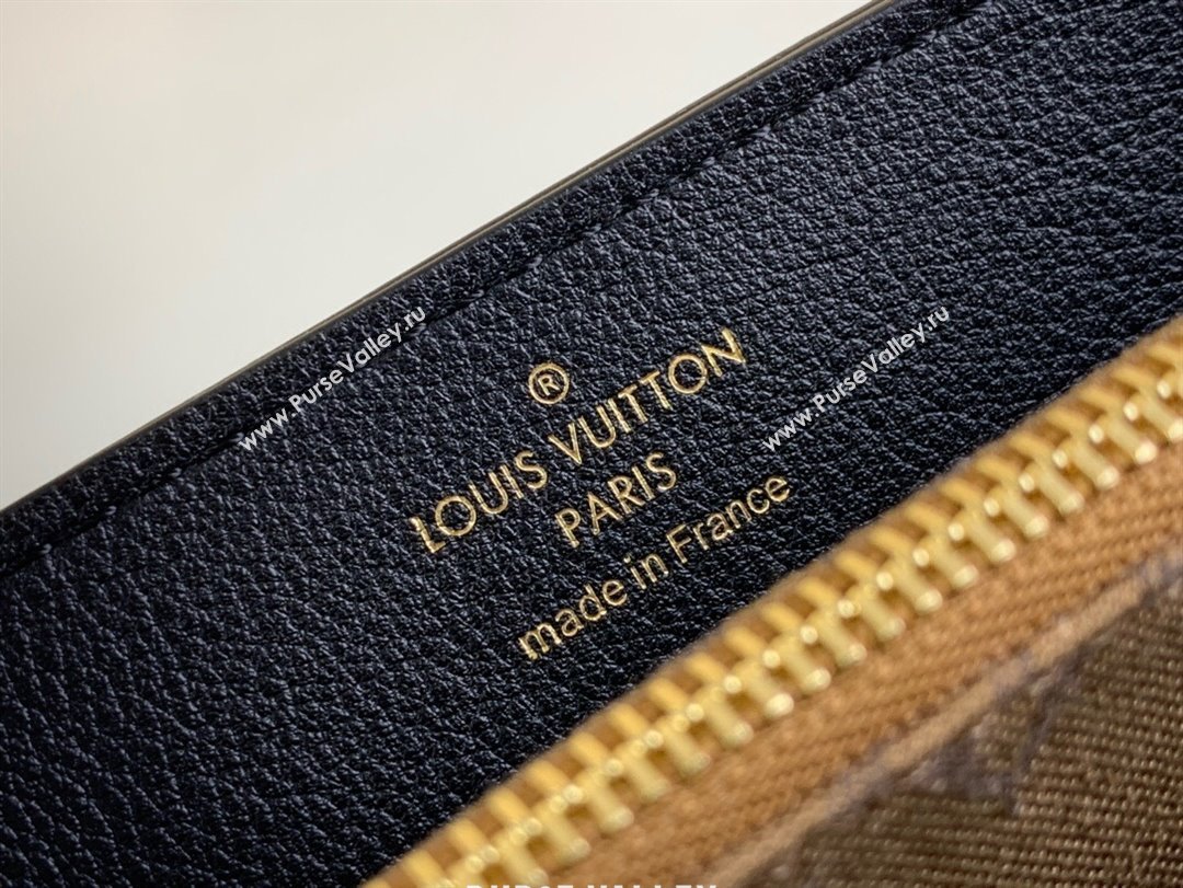 Louis Vuitton Dauphine Soft MM Bag M25209 Black 2024 (kiki-24040134)