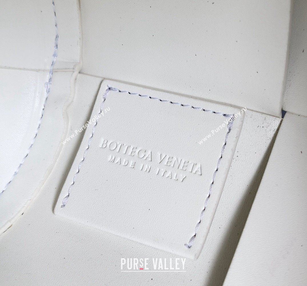 Bottega Veneta Small Canette Intreccio leather cross-body Bag White (misu-24040810)