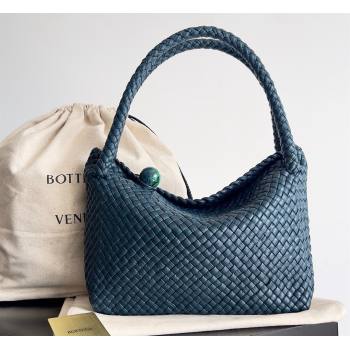 Bottega Veneta Tosca Small Intreccio leather Shoulder Bag Navy Blue 2024 (misu-24040716)