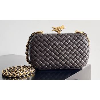 Bottega Veneta Knot With Chain Padded Intreccio leather minaudière Bag Fondant 2024 (misu-24040818)