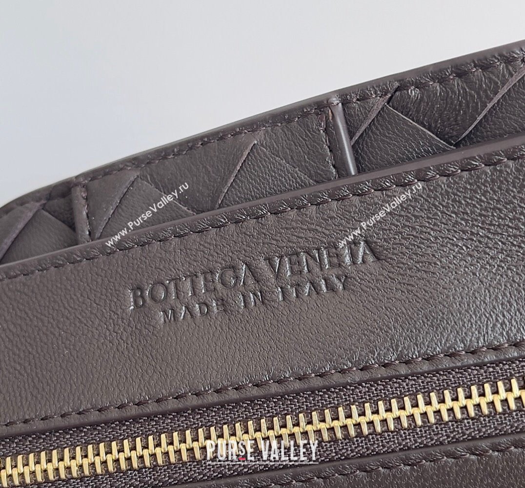 Bottega Veneta Medium Andiamo Intrecciato leather top handle Bag FONDANT With Chain 2024 (misu-24040719)