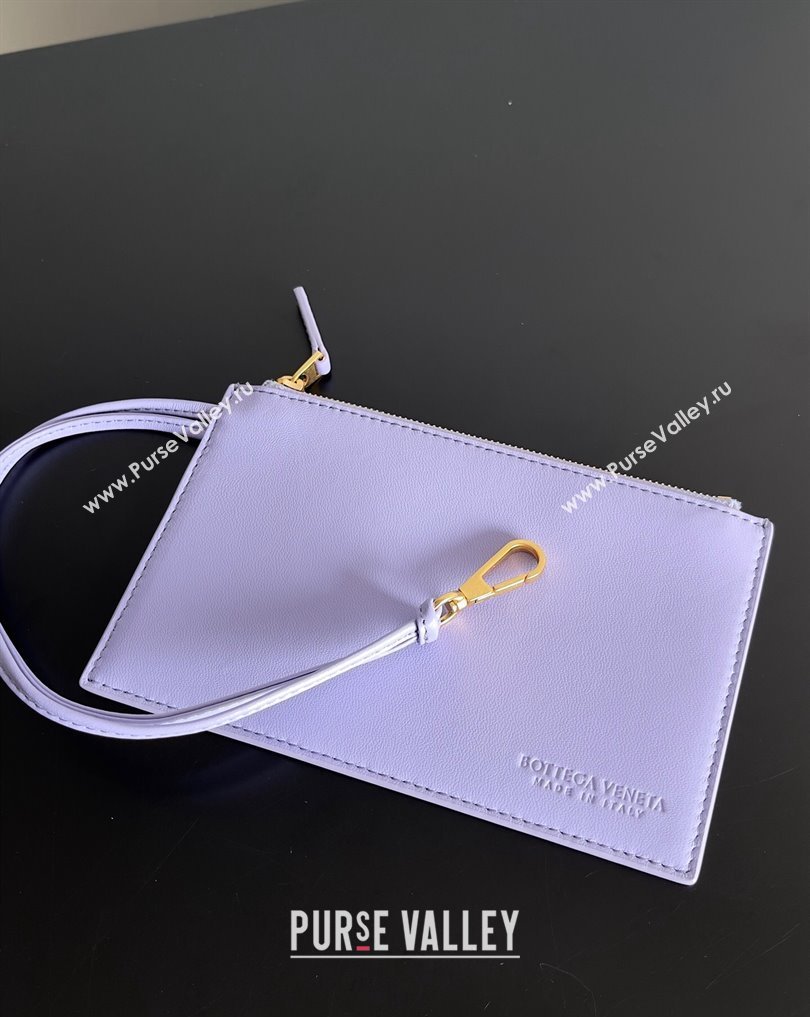 Bottega Veneta Small Cabat Bucket Small Intreccio leather bag Lilac 2024 (misu-24040710)