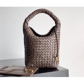 Bottega Veneta Small Cabat Bucket Small Intreccio leather bag FONDANT 2024 (misu-24040711)