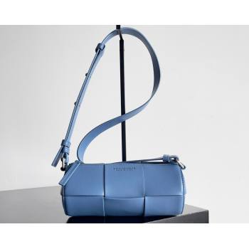 Bottega Veneta Small Canette Intreccio leather cross-body Bag Blue (misu-24040814)