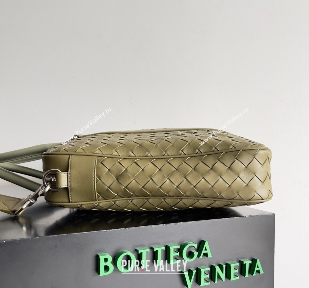 Bottega Veneta Large Intrecciato Briefcase Bag Mud / Travertine (misu-24040830)
