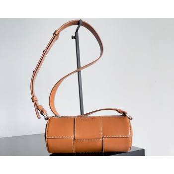 Bottega Veneta Small Canette Intreccio leather cross-body Bag Orange (misu-24040813)