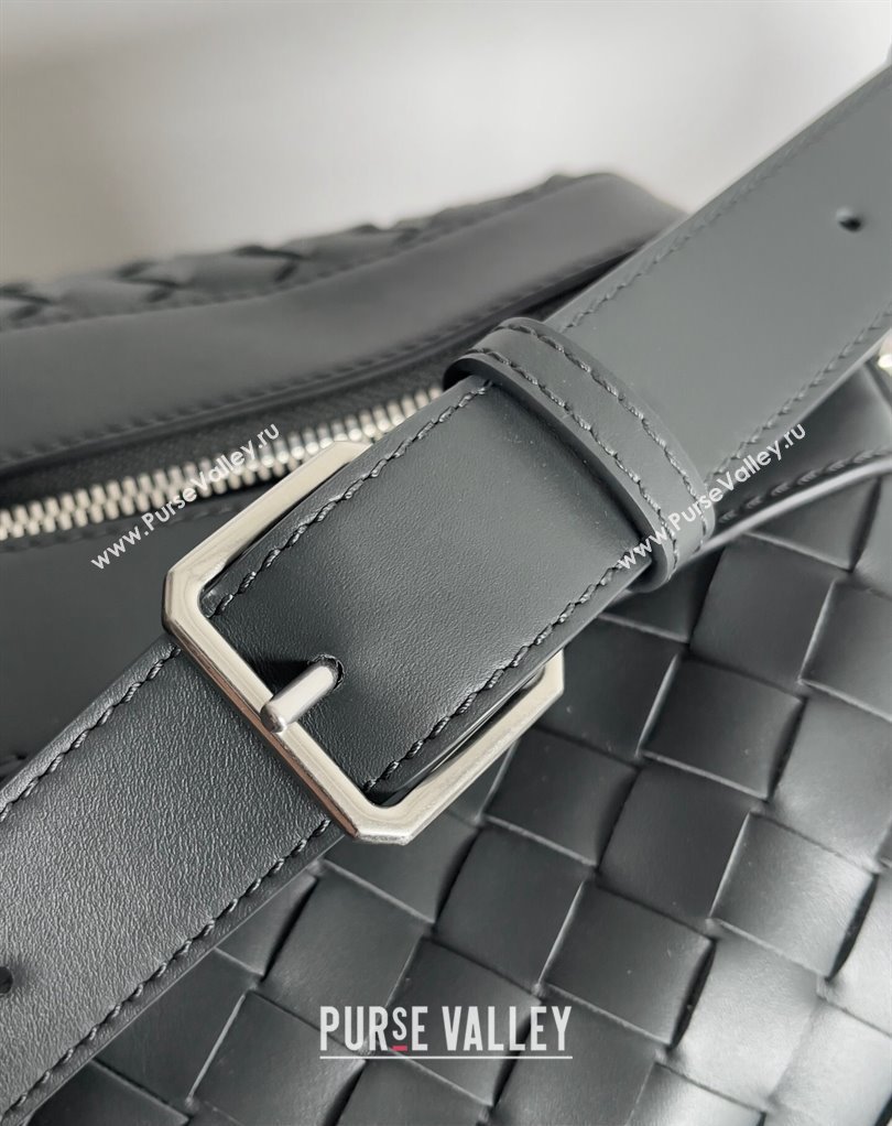 Bottega Veneta Medium Intrecciato Duffle Intrecciato leather Bag Dark Green (misu-24040822)