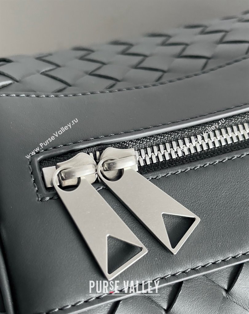 Bottega Veneta Medium Intrecciato Duffle Intrecciato leather Bag Dark Green (misu-24040822)