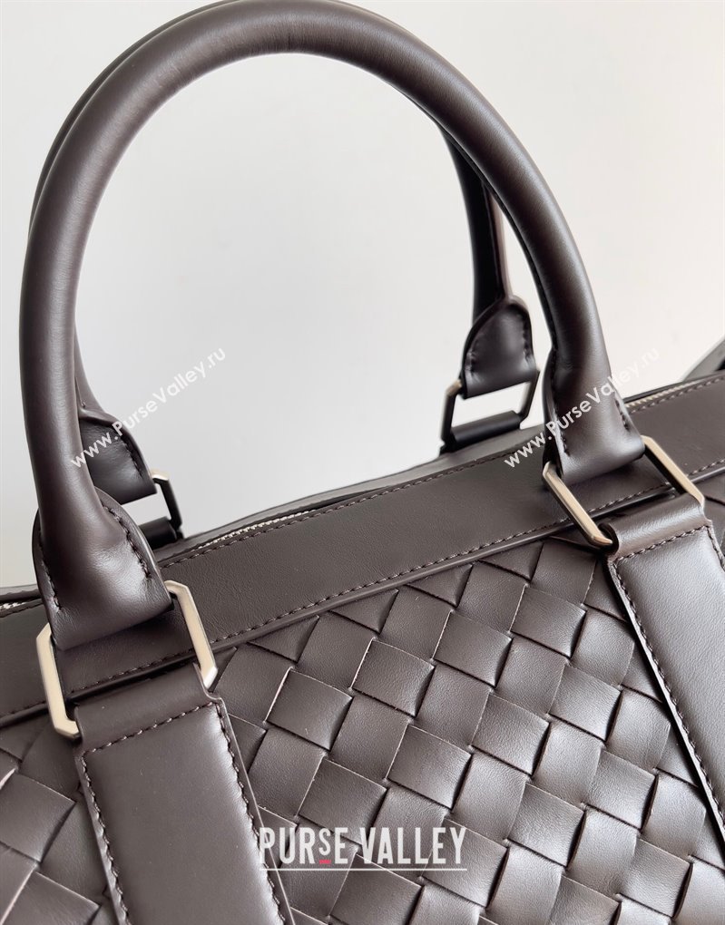 Bottega Veneta Medium Intrecciato Duffle Intrecciato leather Bag Fondant (misu-24040821)