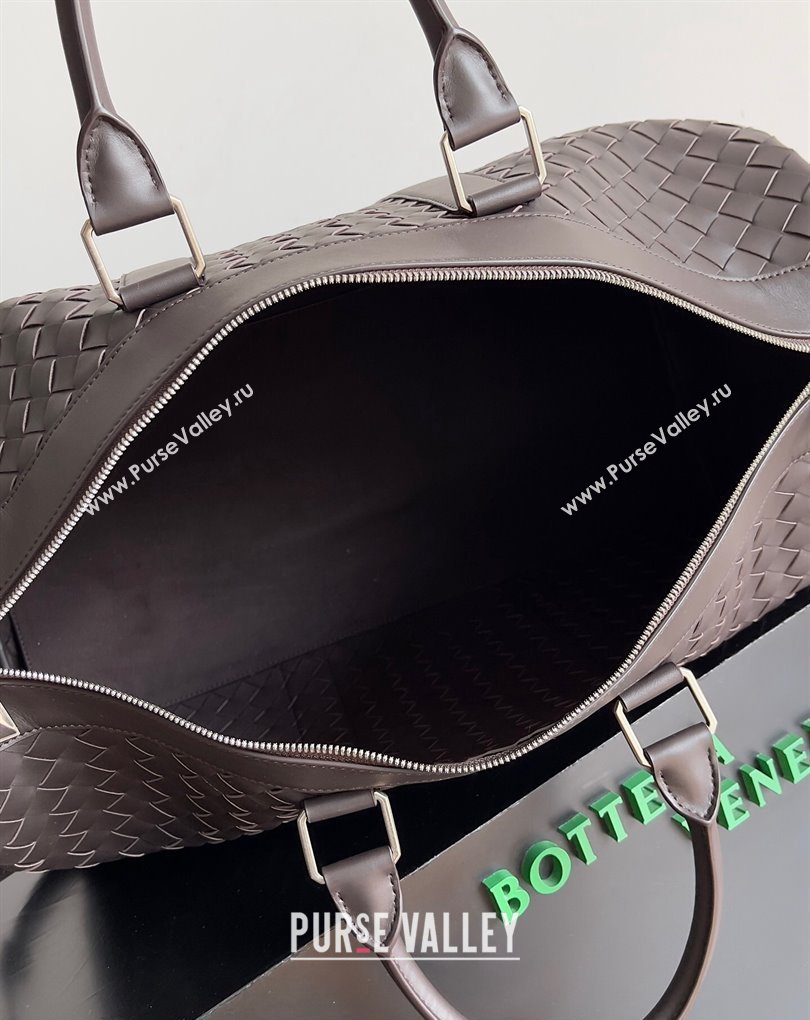 Bottega Veneta Medium Intrecciato Duffle Intrecciato leather Bag Fondant (misu-24040821)