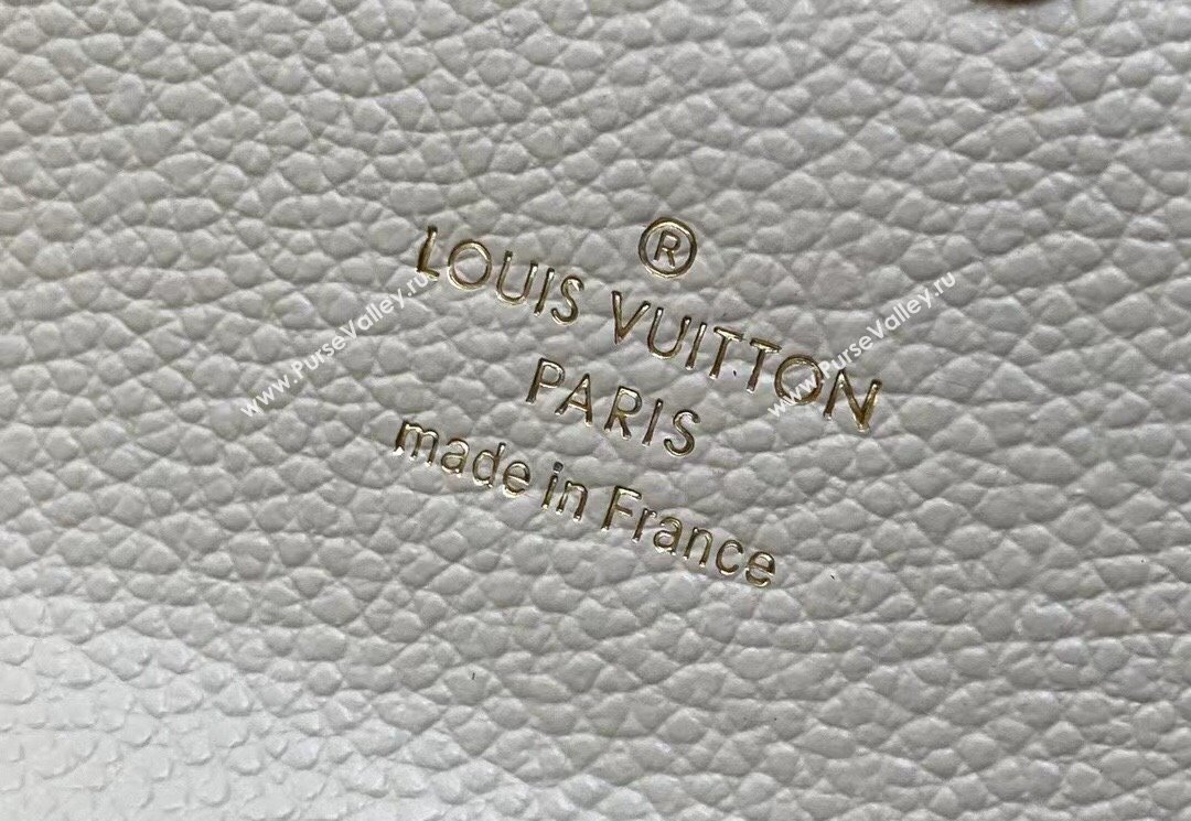 Louis Vuitton Monogram Empreinte leather Sarah Wallet M83276 Cream 2024 (kiki-24040821)