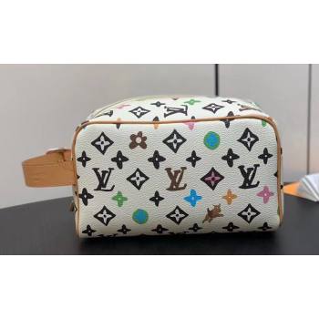 Louis Vuitton Monogram Craggy Canvas Locker Dopp Kit Bag M47069 Vanilla 2024 (kiki-24040805)